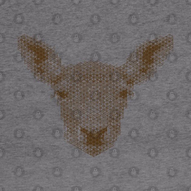 Kumiko Deer Animal Portrait by shultcreative